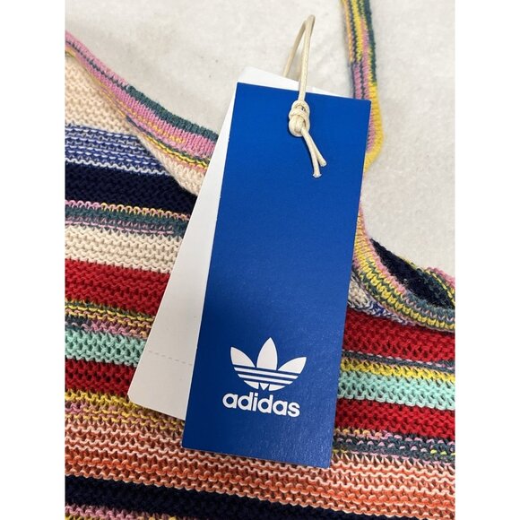 Adidas Originals Ksenia Schnaider Stripe Knit Dress M Multicolor NWT - Picture 7 of 16